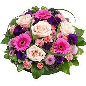 Posy in purple and pinks