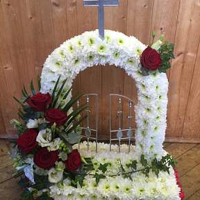 Gateway to heaven funeral tribute