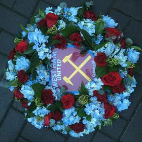 West Ham wreath