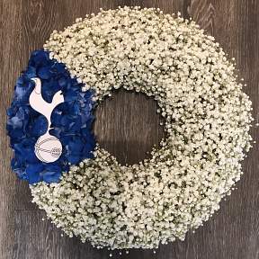 Tottenham themed wreath