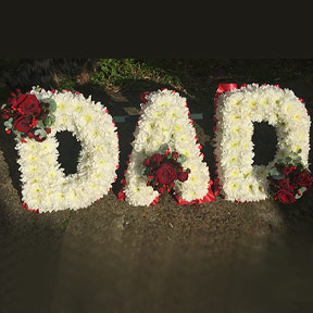 Dad frame funeral tribute