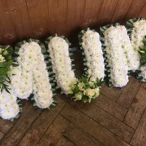 Mum frame funeral tribute