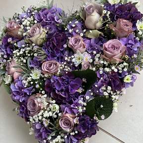 Purple shades heart