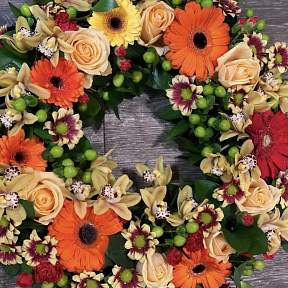 Orange wreath