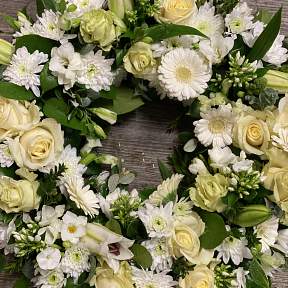 White wreath